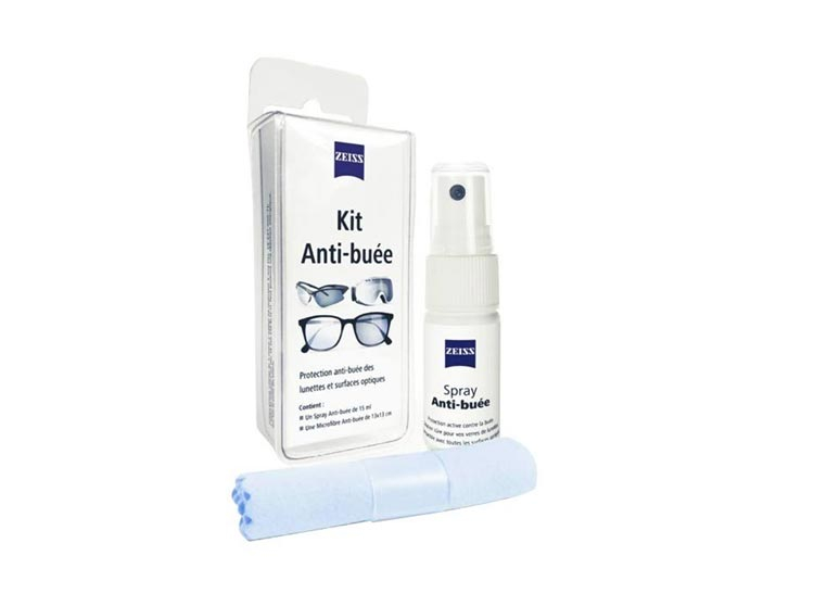 Zeiss Kit Spray Antibuée - 15ml + Tissus - Parapharmacie en ligne