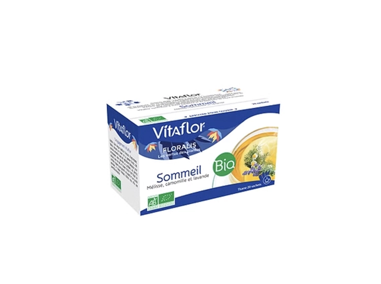 Tisane sachets Bio Sommeil - Vitaflor - Sommeil sain et naturel