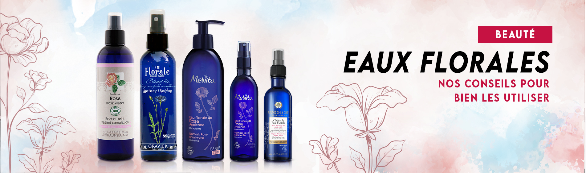 Comment utiliser les eaux florales ?