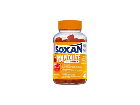 Isoxan Junior Ma Vitalité Goût Fruits Rouges - 40 gummies