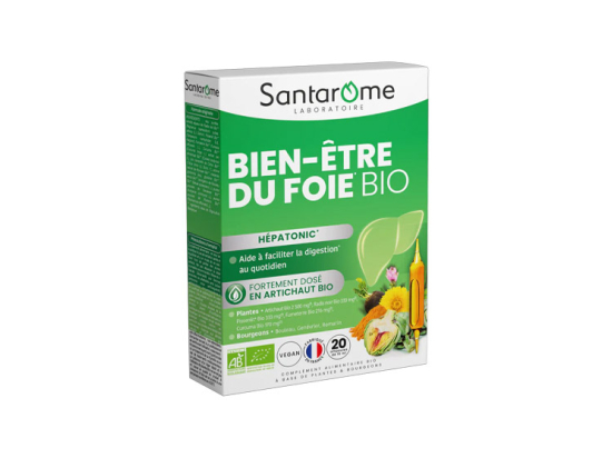 Santarome bien-être du foie BIO - 20 ampoules