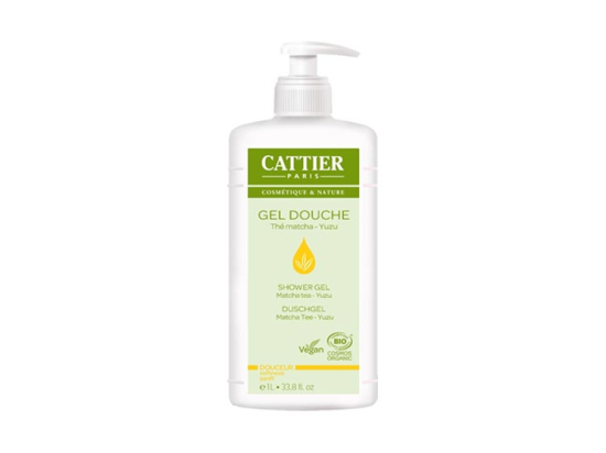 Cattier Gel douche douceur Thé matcha Yuzu - 1L