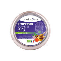 Respi'Rub Gorge irritée Gommes BIO - 45 gommes