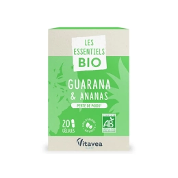 Nutri'sentiels Guarana & Ananas BIO - 20 Gélules
