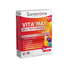 Vita'Max Multivitamines Adultes - 30 comprimés