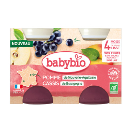 Petit Pot Pomme Cassis - 2x130g