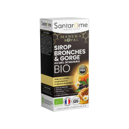 Santarome Bio Sirop Bronches & Gorge Miel de Manuka BIO - 125 ml