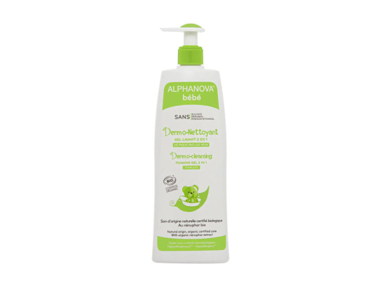 Alphanova bébé Dermo-nettoyant cheveux et corps BIO - 500ml