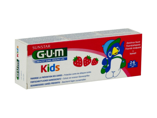 GUM Kids Dentifrice 2-6ans Fraise - 50ml