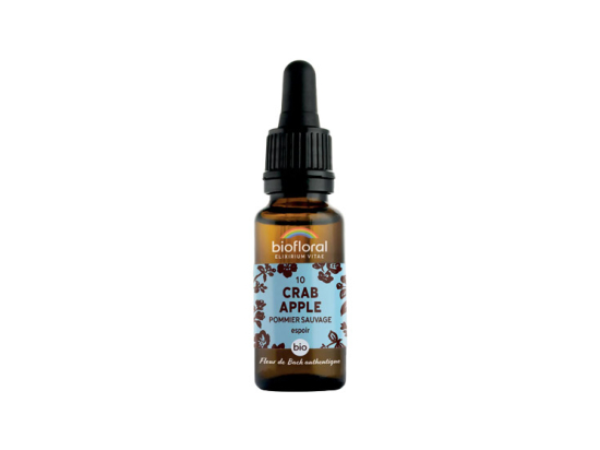 Biofloral Fleurs de Bach n°10 Crab Apple/ Pommier sauvage BIO - 20ml
