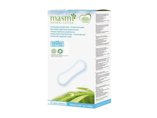Masmi serviettes hygiéniques anatomiques BIO - 16 serviettes