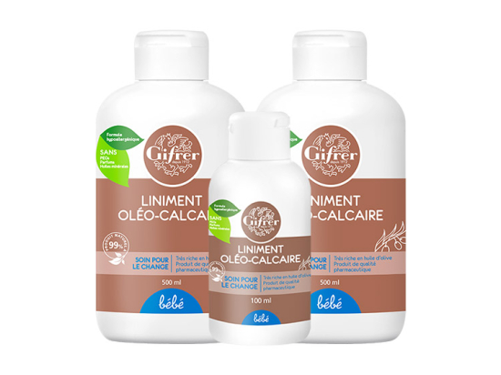 Gifrer Liniment oléo-calcaire - 2x500ml + 100ml OFFERT