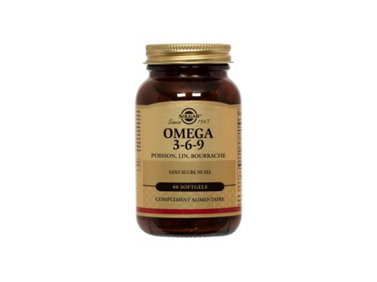 Solgar Omega 3-6-9 - 60 softgels