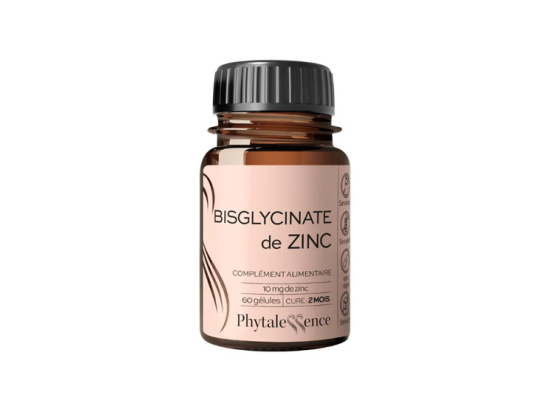 Phytalessence Bisglycinate de zinc - 60 gélules