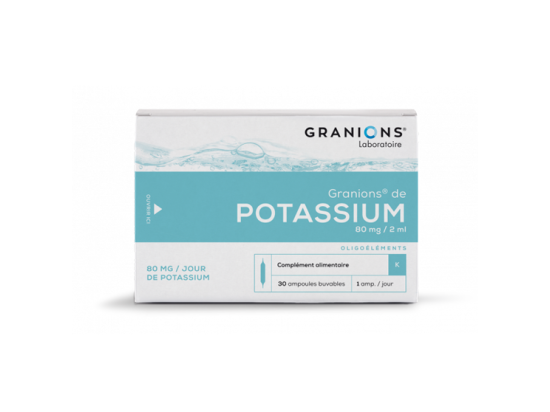 Granions de potassium - x30 ampoules