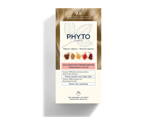 Phyto Phytocolor Kit de coloration permanente 9.8 Blond très clair beige