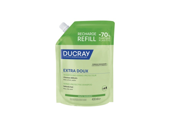 Ducray Extra-Doux shampooing dermo-protecteur éco-recharge - 400ml