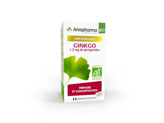 Arkopharma Arkogélules Ginkgo BIO - 45 gélules