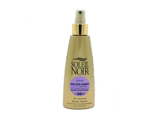 Soleil Noir Huile sèche Vitaminée SPF30 - 150ml