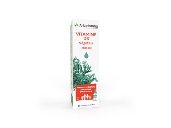 Arkopharma Arkofluides Vitamine D3 Végétale Liquide - 20ml