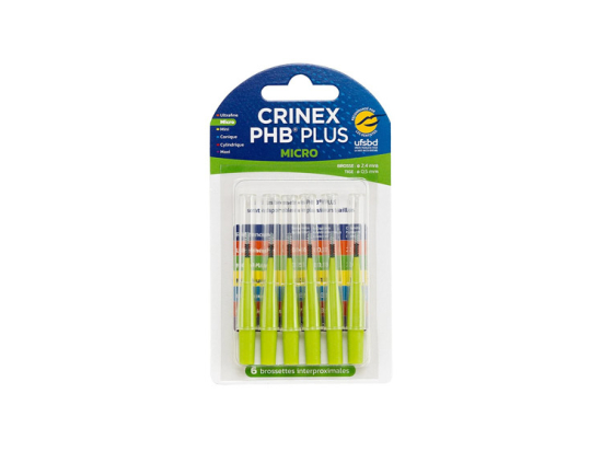 Crinex PHB Plus Micro Brossettes interdentaires 0.9mm - 6 brossettes