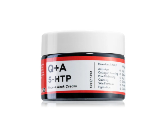 Q+A  Skincare 5-HTP Face & Neck Cream  - 50g