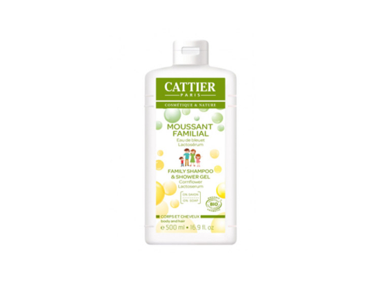 Cattier Moussant familial corps et cheveux bio - 500ml