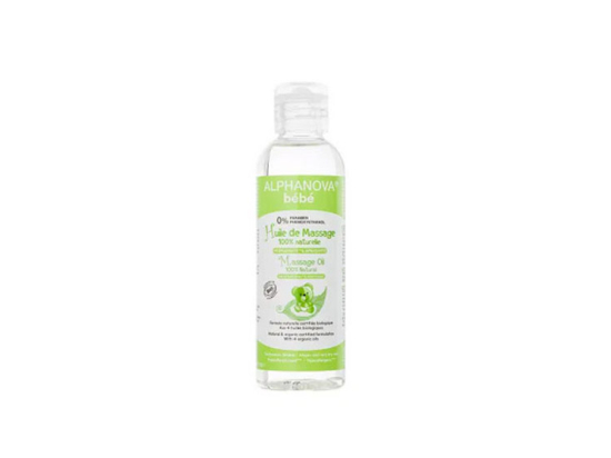 Alphanova bébé Huile de massage bébé BIO - 100ml