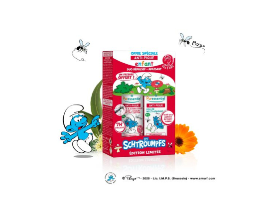 Kit Anti-Pique Enfant - Duo Spray Répulsif Apaisant + Roller Multi-Apaisant - 75+5ml