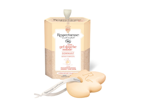 Respectueuse Gel douche solide Gommant BIO - 75g