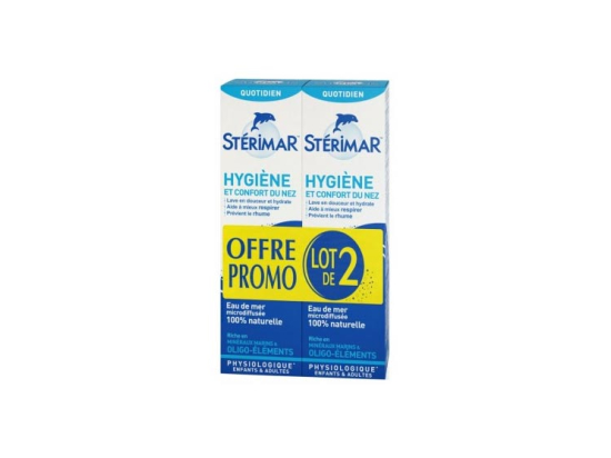 Sterimar Hygiène et Confort du nez - 2 x 100ml