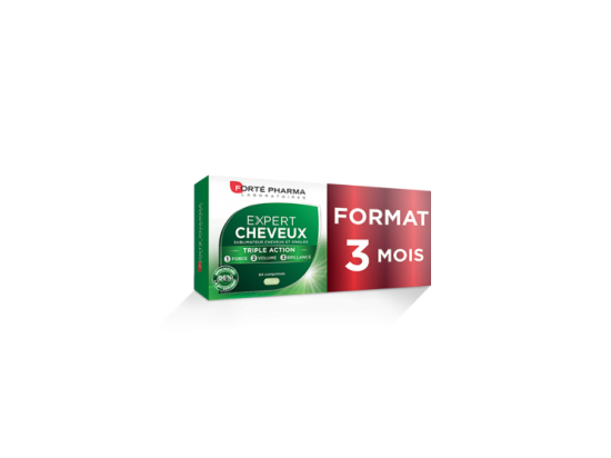 Forté Pharma expert cheveux 3 mois - 84 comprimés