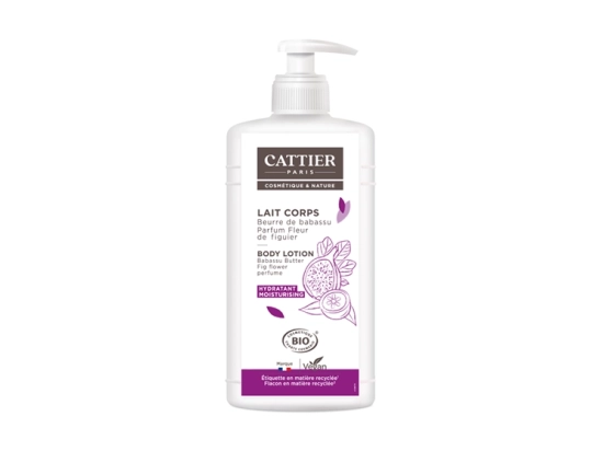 Cattier Lait Corps Hydratant Fleur de Figuier BIO - 500ml