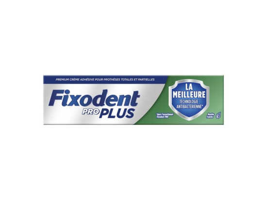 Fixodent Pro Plus La Meilleure Technologie Antibactérienne - 40g