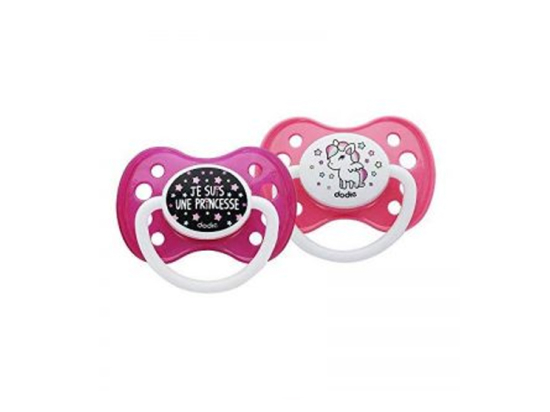 Dodie Sucette Anatomique +6mois Duo So girly - x2
