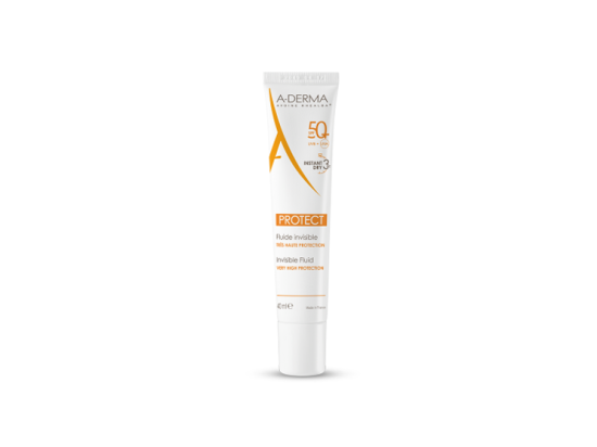 A-derma Protect fluide invisible SPF50+ - 40ml