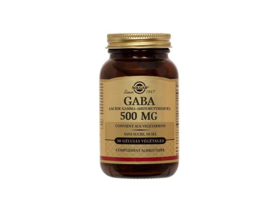 Solgar Gaba végétales 500mg - x50 gélules