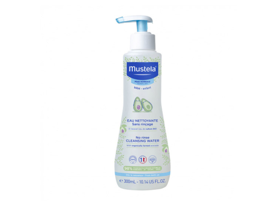 Mustela Eau nettoyante bébé sans rinçage à l'avocat BIO - 300ml