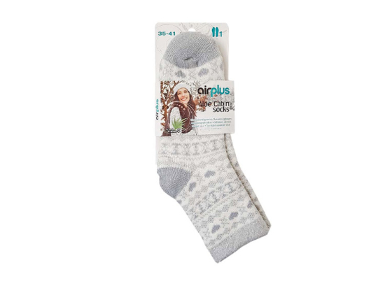 Airplus Chaussettes Coeur gris