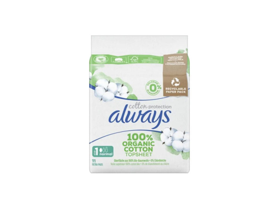 Always  Cotton Protection Normal Taille 1 - 11 serviettes