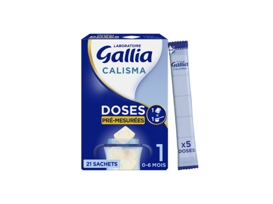 Calisma Pré-mesurées 1er âge - 21 sachets de 5 doses prêtes à l'emploi