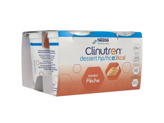 Clinutren Dessert Saveur Pêche - 4x200g