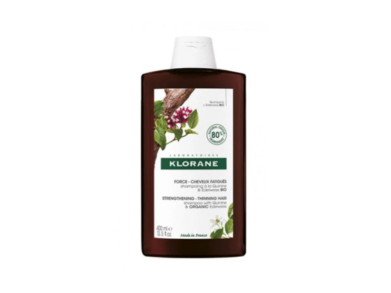 Shampooing Fortifiant et Stimulant Quinine et Edelweiss BIO  - 400ml