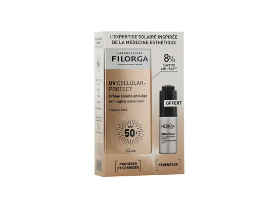 Coffret UV Cellular-Protect SPF50+ et NCEF Revitalize OFFERT - 40+5ml