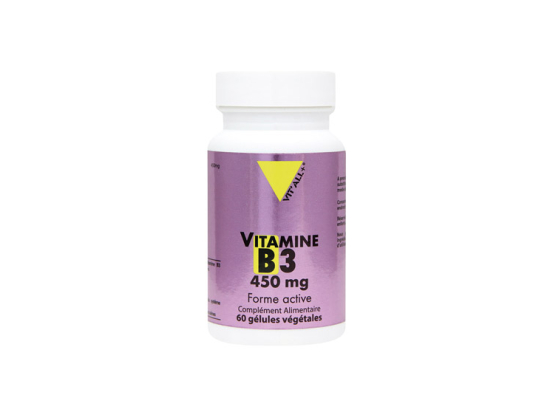 Vit'All+ Vitamine B3 450mg - 60 gélules