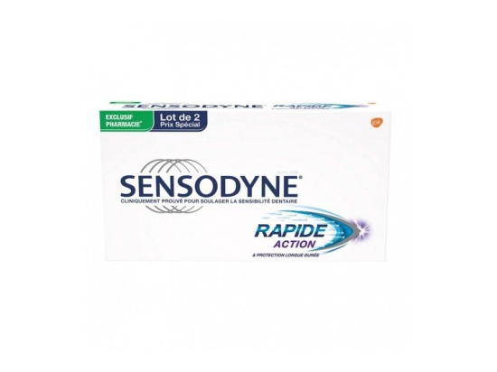 Dentifrice Action Rapide Lot de 2 - 2x75ml