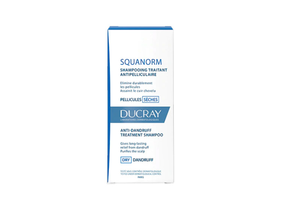 Ducray Squanorm Shampooing Traitant Pellicules Sèches - 100ml