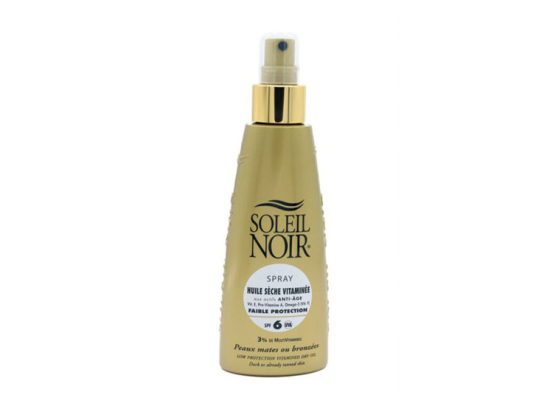 Soleil Noir Huile sèche vitaminée SPF6 - 150ml