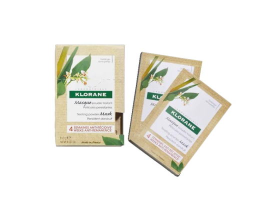Klorane Masque-Poudre traitant au Galanga - 8x3g