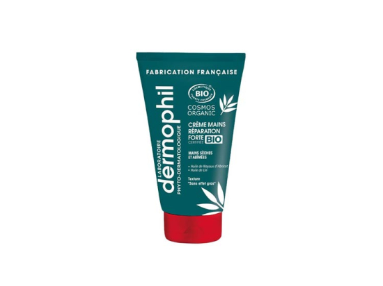 Dermophil Crème mains Réparatrice Forte certifiée BIO - 75ml